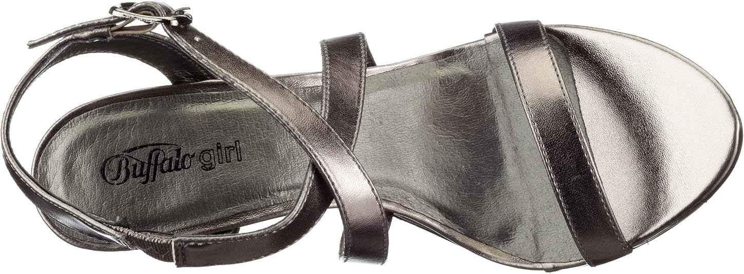 専用⑦ Buffalo Met PU 219080, Women's Sandals/Fashion Sandals, grey