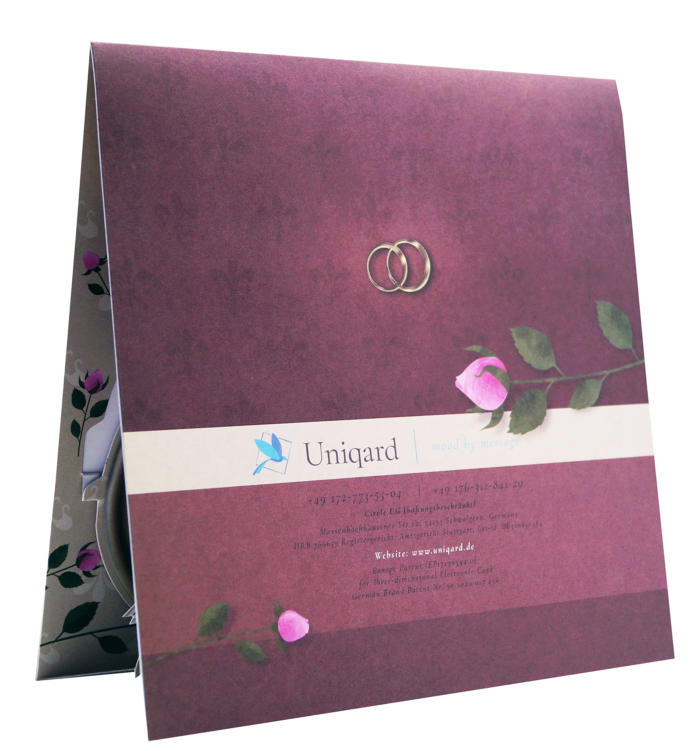 Carte De Mariage Pop-up, Carte Pop-up 3D, Carte De Voeux Avec Enveloppe