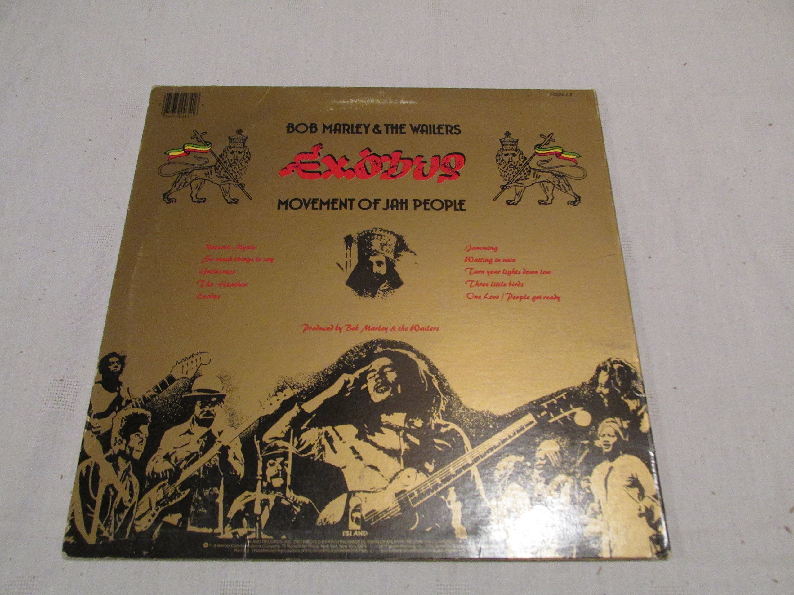 BOB MARLEY & THE WAILERS Exodus LP 1977