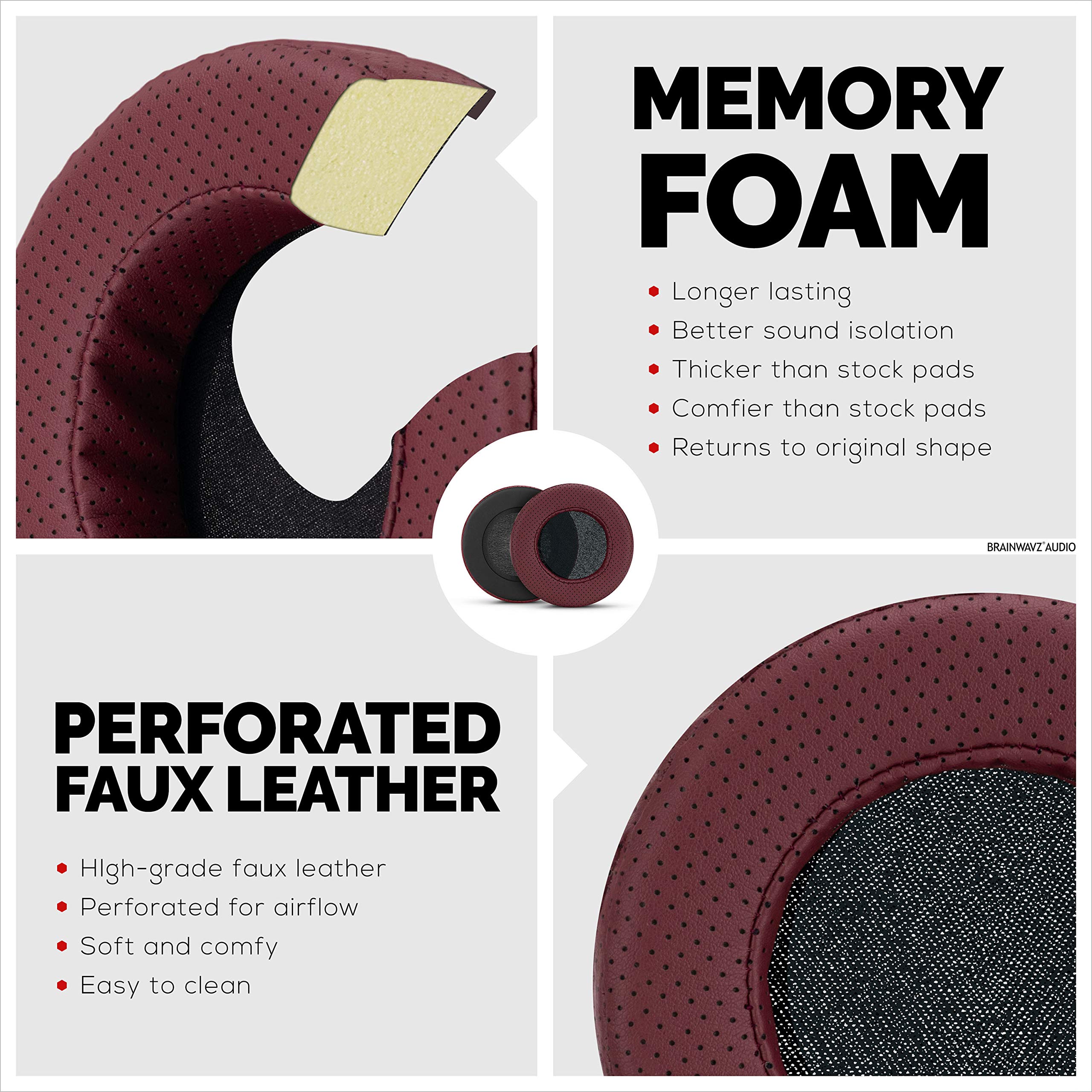 Brainwavz XL Large Replacement Memory Foam Earpads