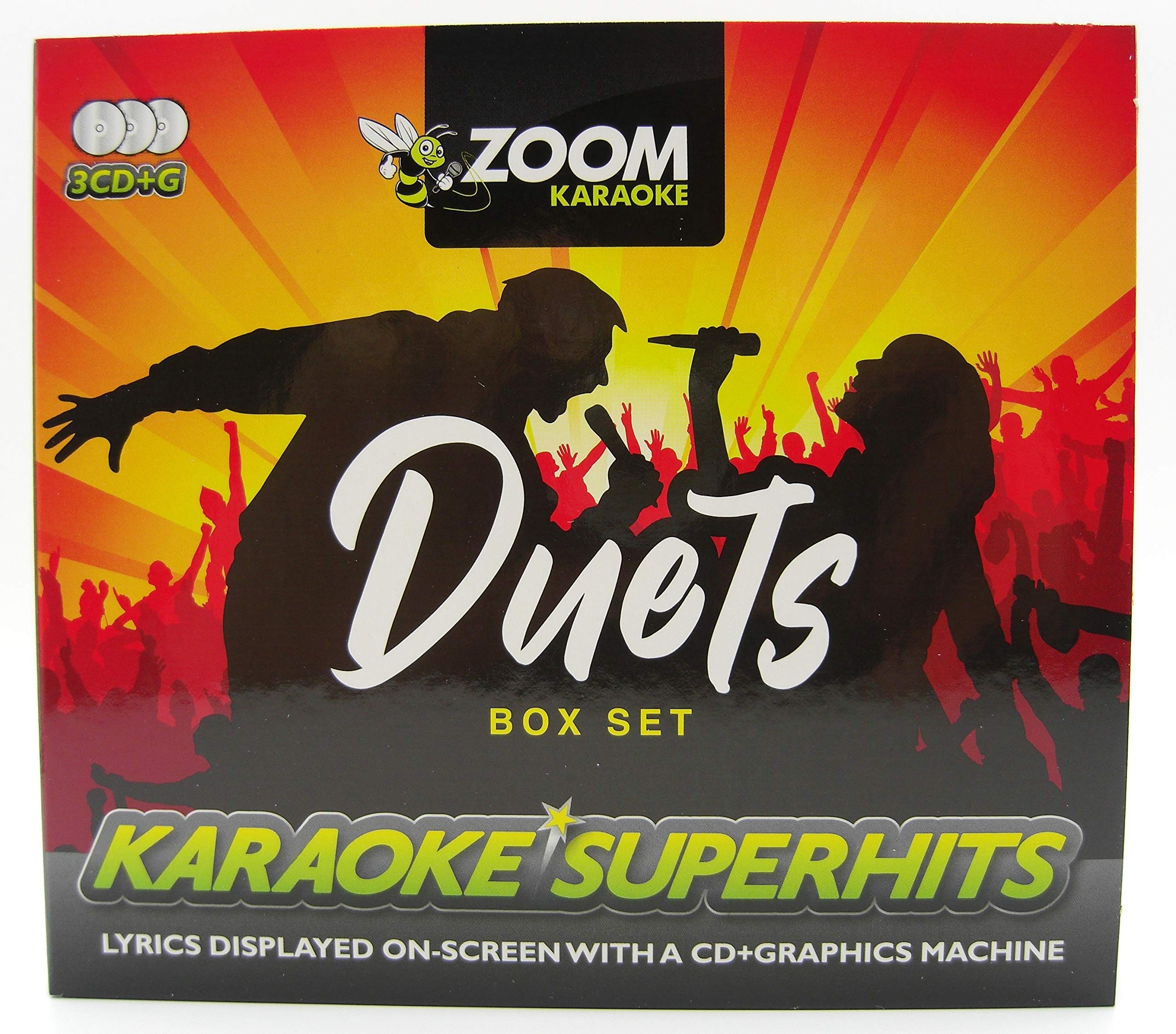 Zoom Karaoke CD+G - Duets Superhits - Triple CD+G Karaoke Pack