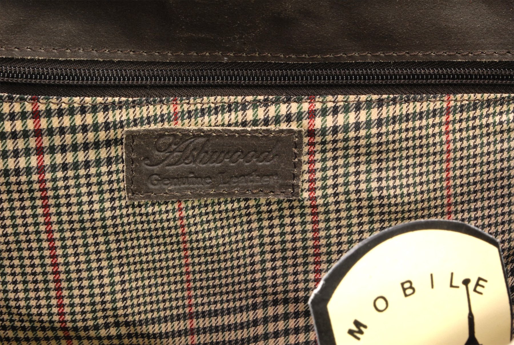 Ashwood - Vera Pelle - Borsa a tracolla/Borse Business/Messenger a Tracolla per Lavoro/Borsello Uomo - 8353