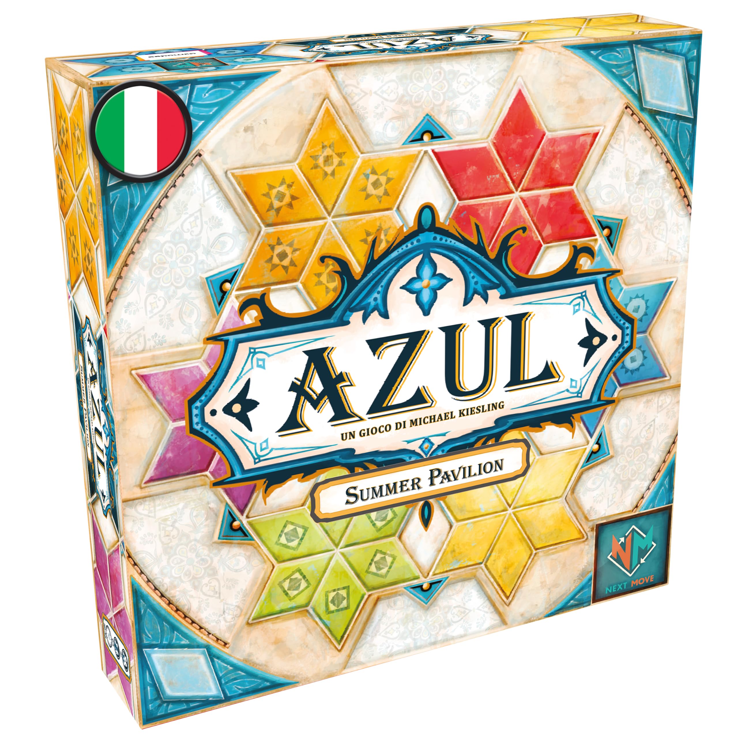 Asmodee Azul Summer Pavilion gra planszowa, dla 2-4 graczy, 8+ lat, wydanie włoskie