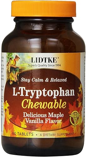 Lidtke Technologies L-triptófano tabletas masticables 60 unidades