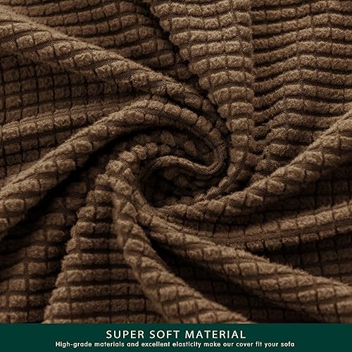 Vista 354 de CHUN YI - Funda elástica para sillón (3 piezas), funda para sofá de 1 plaza con un respaldo y cojín separado con banda elástica, tela jacquard