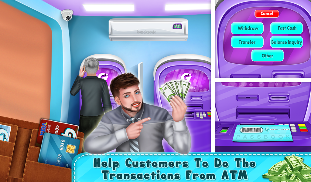 My Virtual Bank Manager ATM Cashier - App on Amazon Appstore