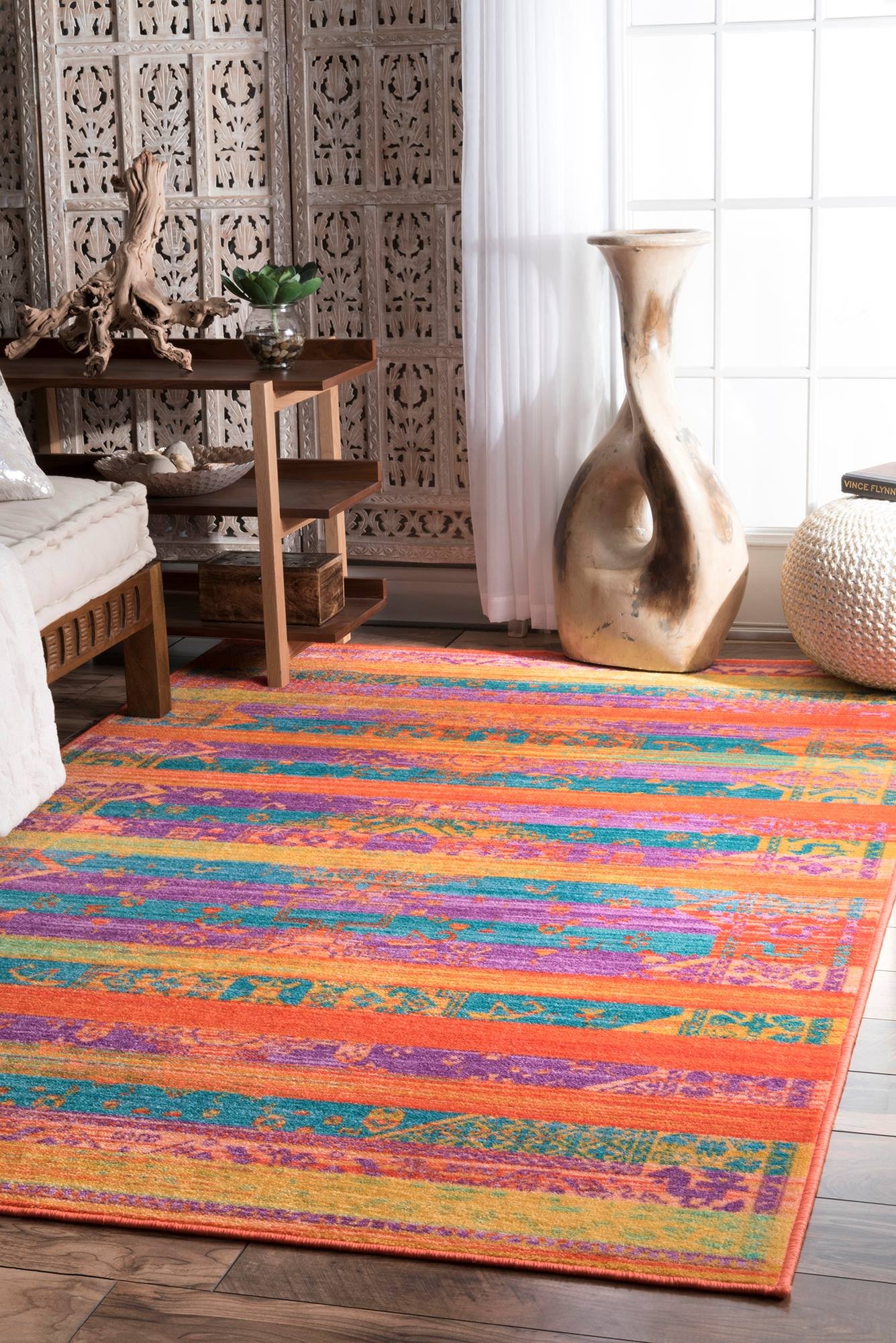 nuLOOM Shafer Vintage Area Rug, 5' x 8', Yellow