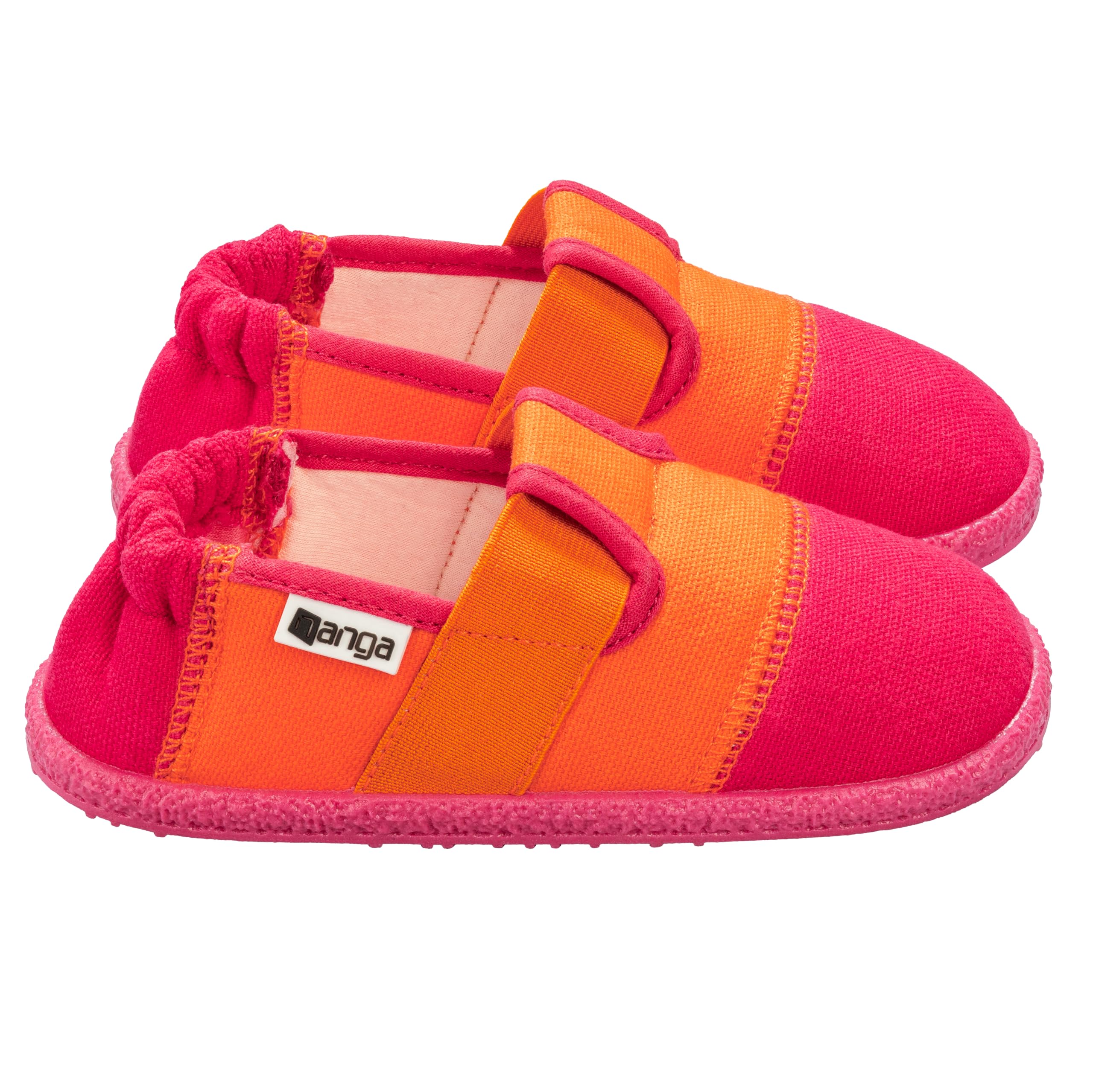 Nanga Pantofole unisex per bambini, in bardana arancione/rosa, 2.0, 29 EU