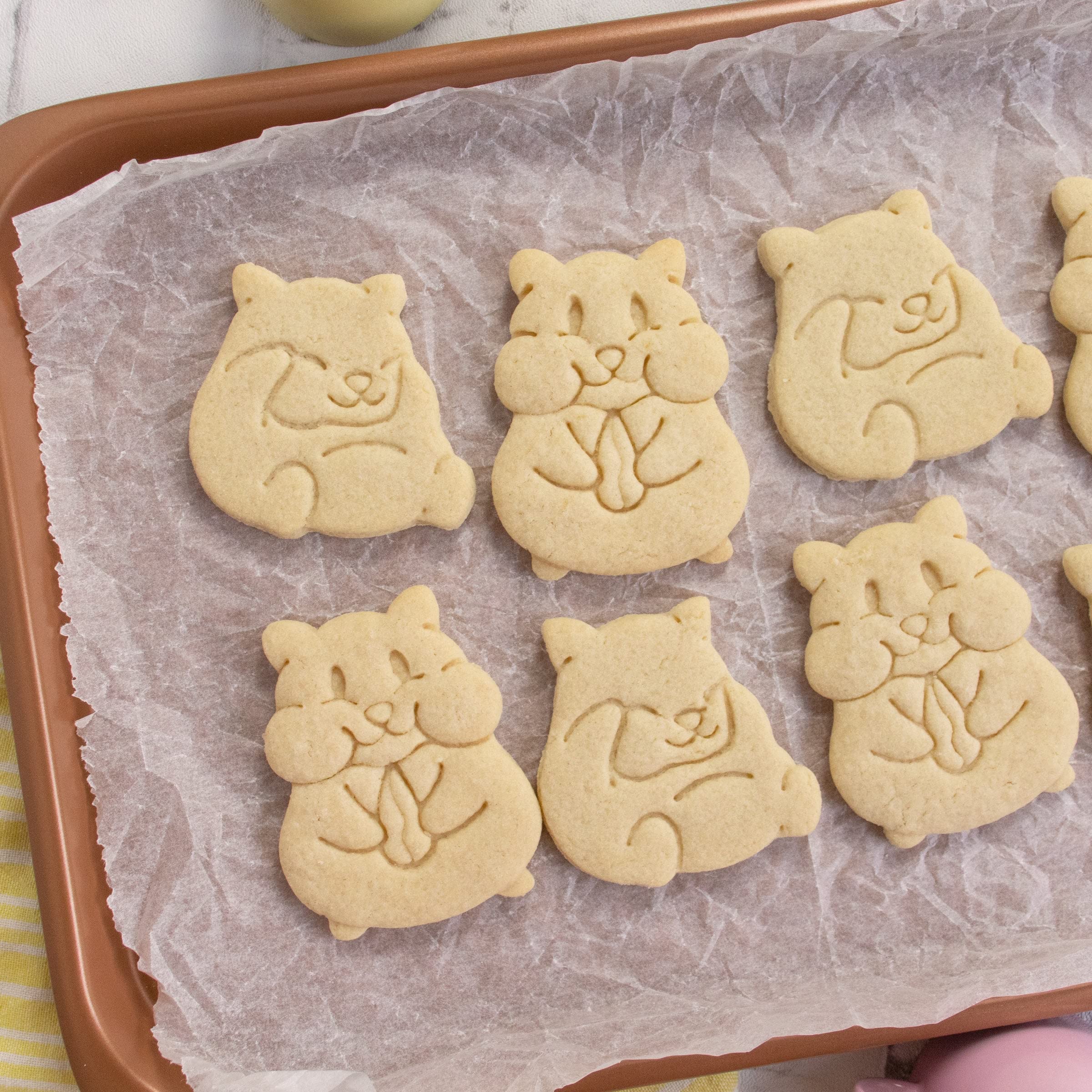 Amazon | BAKERLOGY ハムスター クッキー型2個セット（デザイン：毛づ