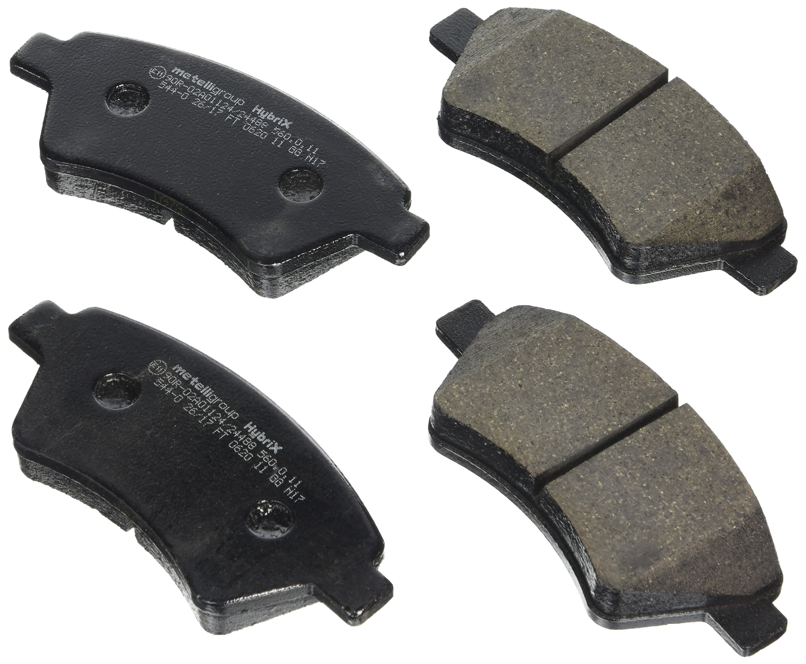 metelligroup 22-0544-0 Bremsbeläge, Made in Italy, Ersatzteile für Autos, ECE R90-zertifiziert, Kupferfrei