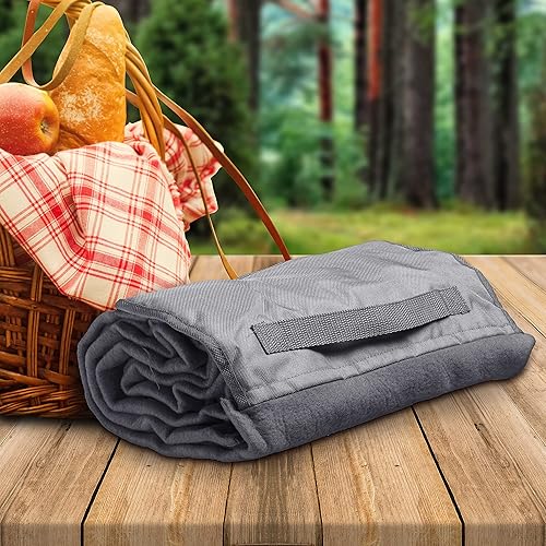 Miniatura 8 de DISCOUNT PROMOS Juego de 10 mantas enrollables de pícnic, paquete a granel, gran manta al aire libre para camping, picnic, playa, deportes,