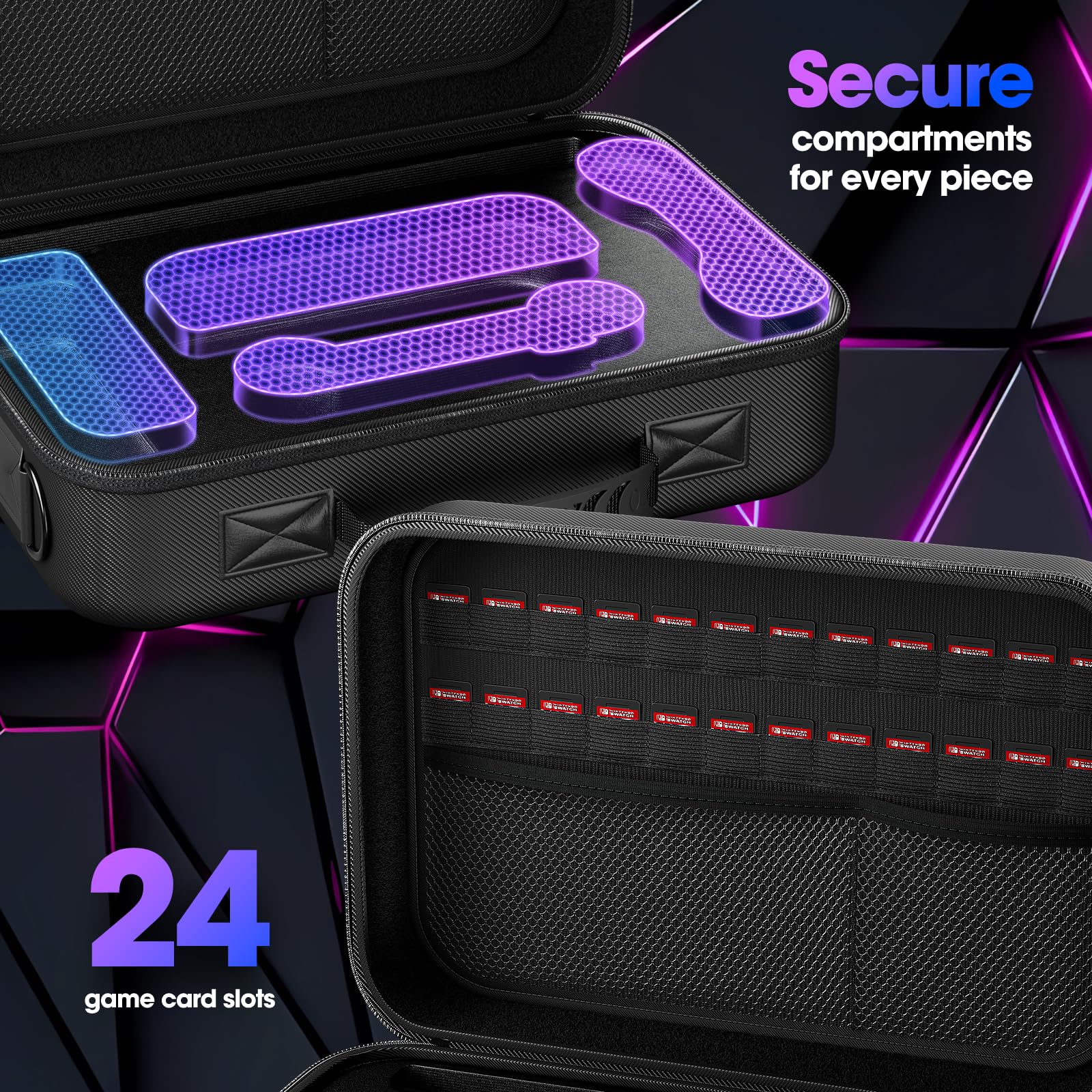 Amazon.co.jp: ProCase Nintendo Switch 2 ケース 収納バッグ 大容量