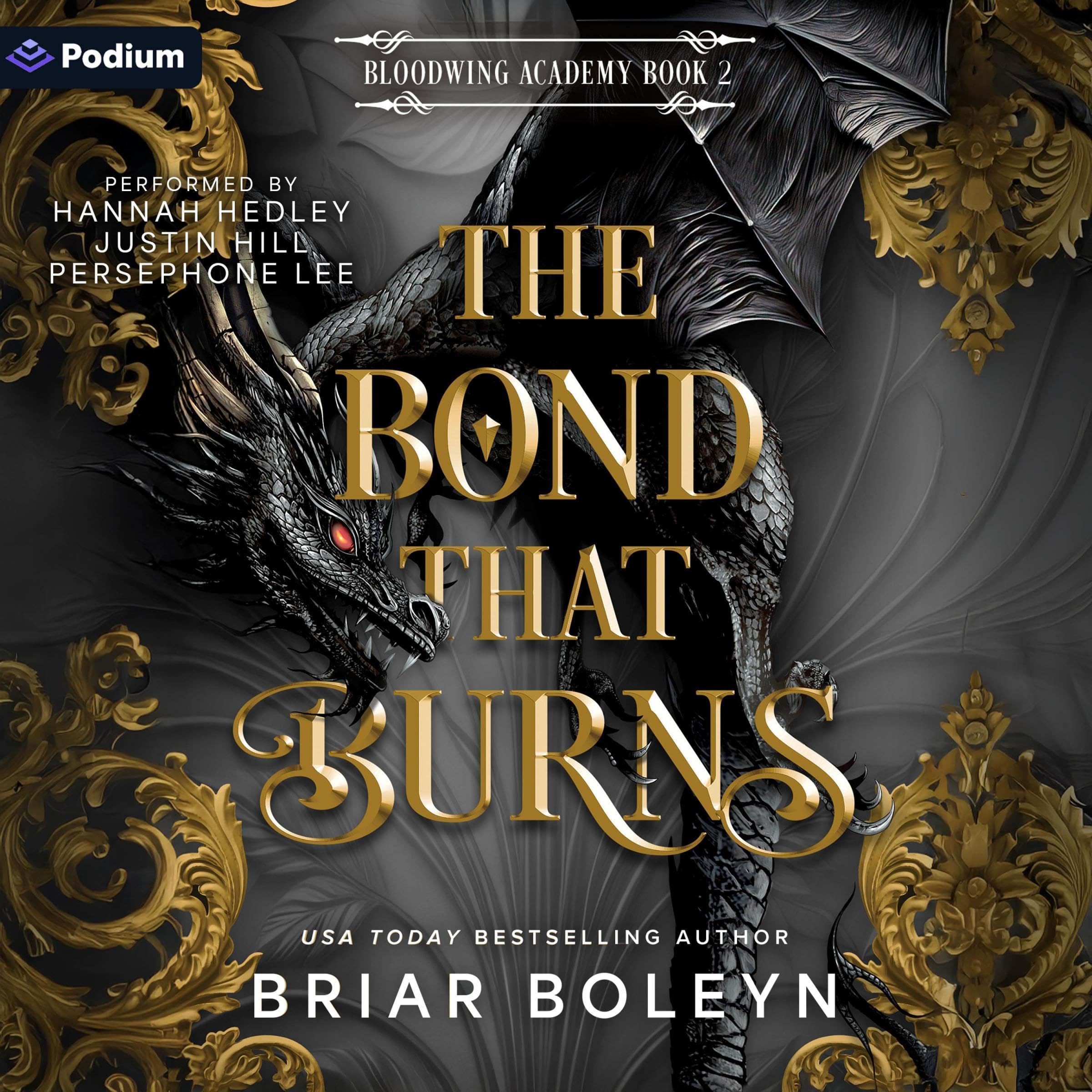 Cover of The Bond That Burns: Bloodwing Academy, Book 2