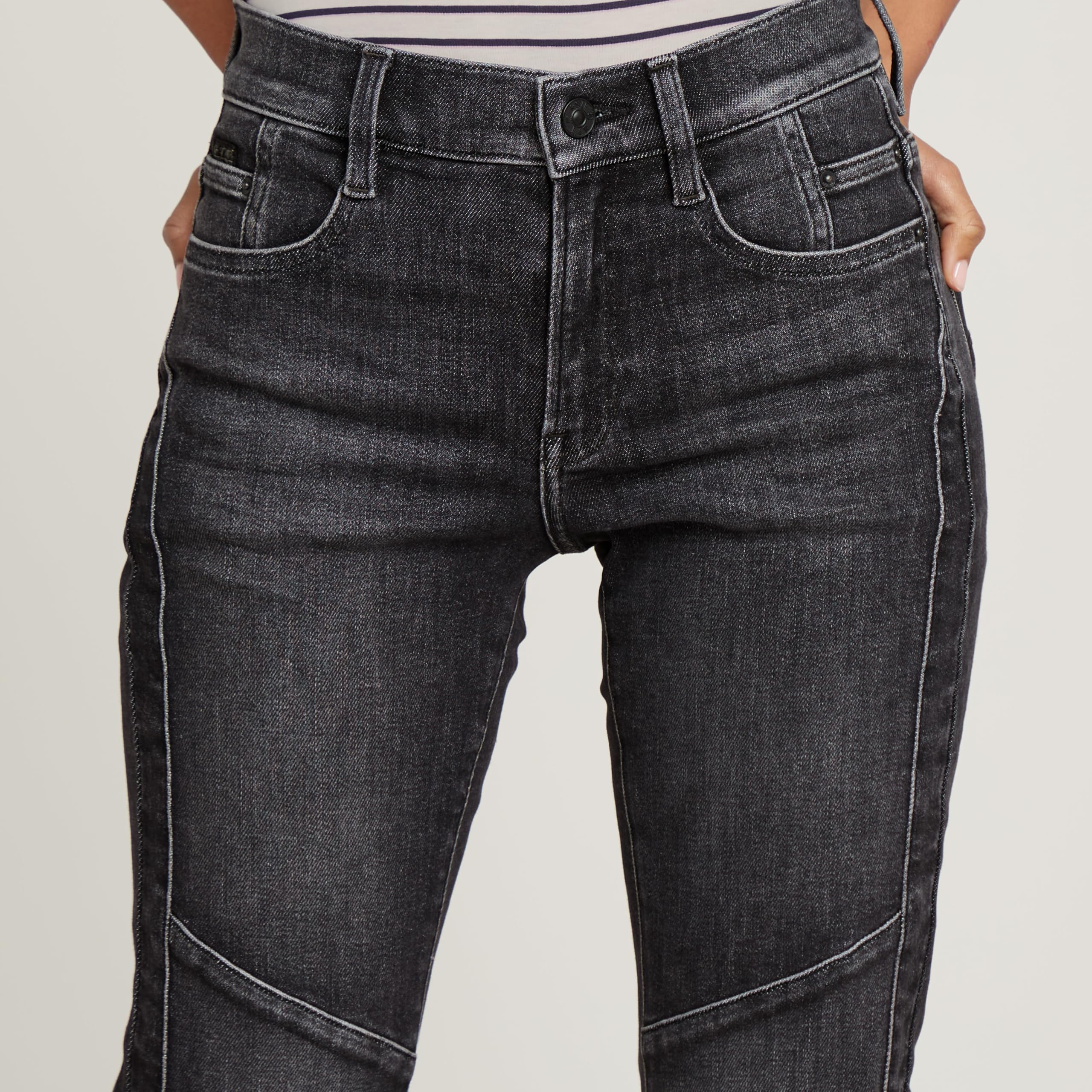 G-STAR Ace 2.0 Biker Slim Straight Jeans - Dżins Kobiety