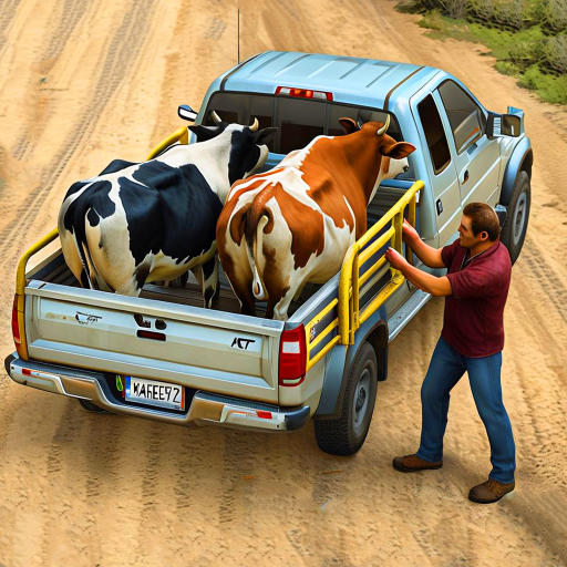 Wildtiertransport-LKW-Fahrer-Simulatorspiel