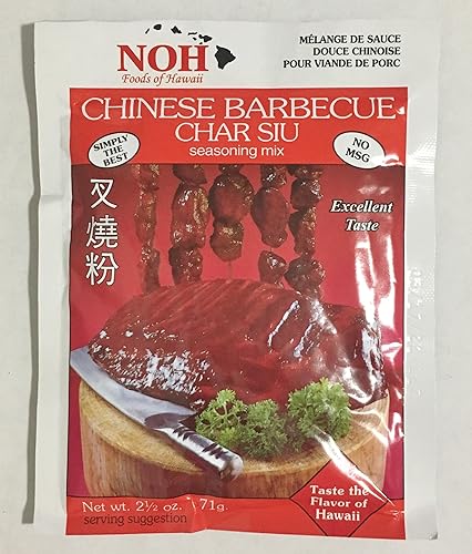All Natural NOH - Mezcla de condimentos para barbacoa china Char Siu 25 onzas paquete de 4