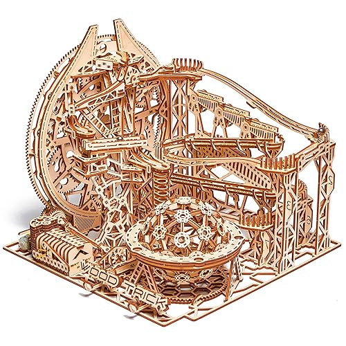 Wood Trick Wooden Marble Run Electric Motorized - 3D Wooden