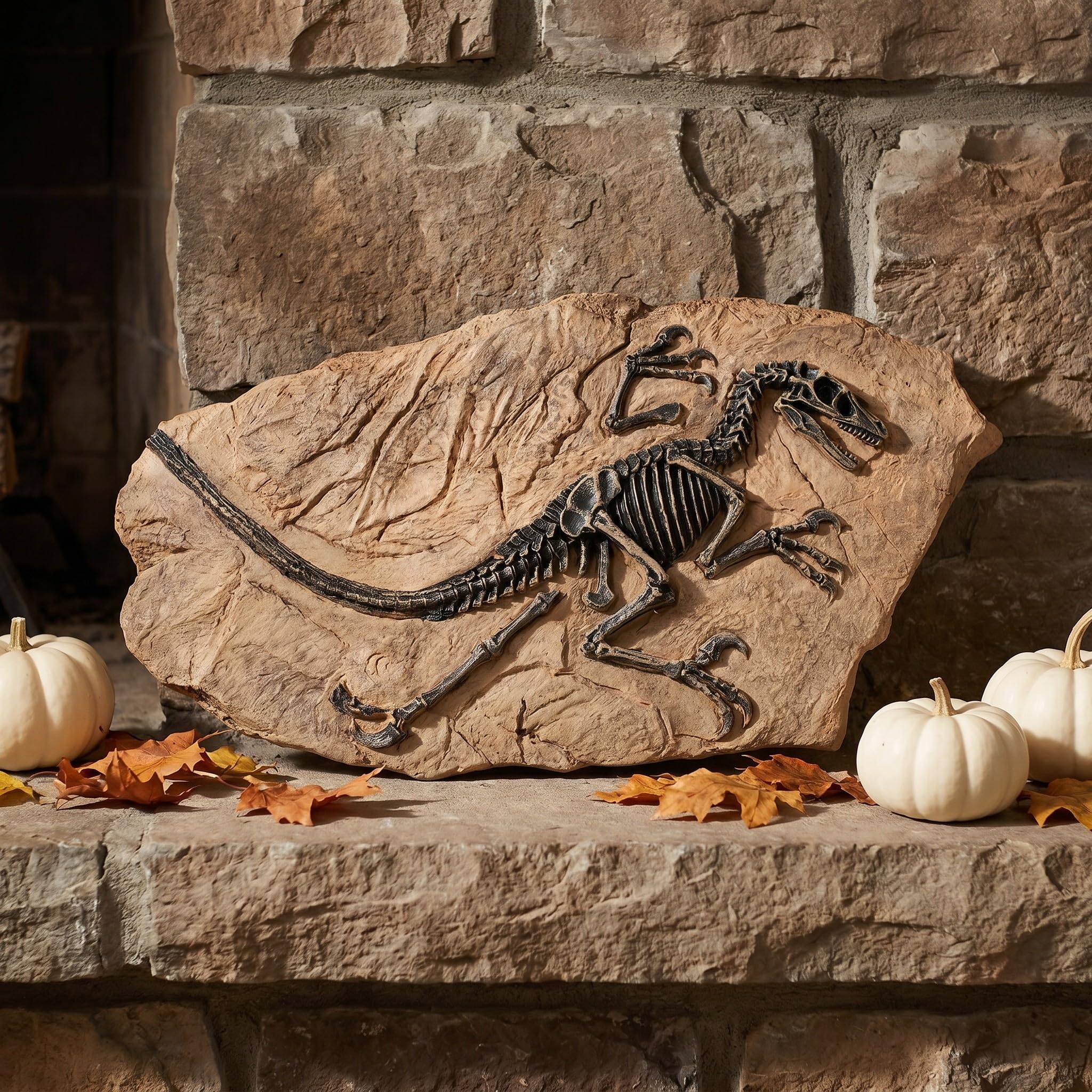Zerodeko 2 realistyczne okazy szkieletu dinozaura - model płytki kostnej prehistorycznego tyranozaura do dekoracji na Halloween - żywiczny szkielet dinozaura do ekspozycji w projekcie naukowym