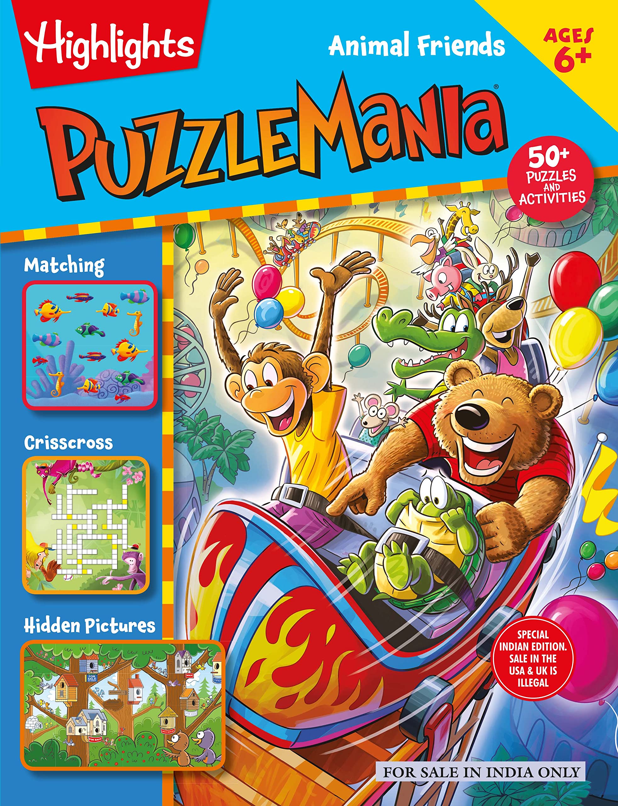 Buy Puzzlemania Animal Friends Book Online at Low Prices in