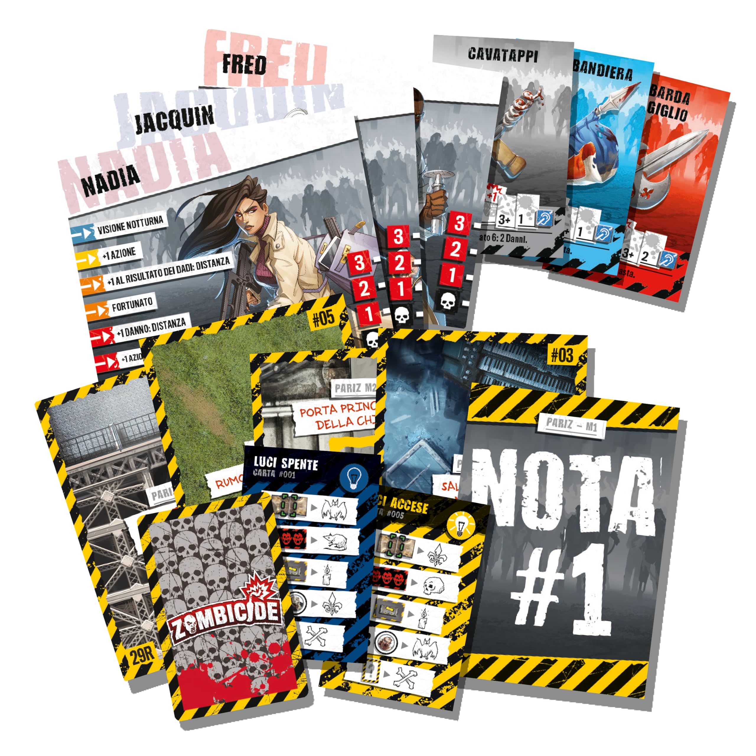 Asmodee – ZOMBICIDE SECONDA EDIZIONE: PARIZ – Espansione a Campagna
