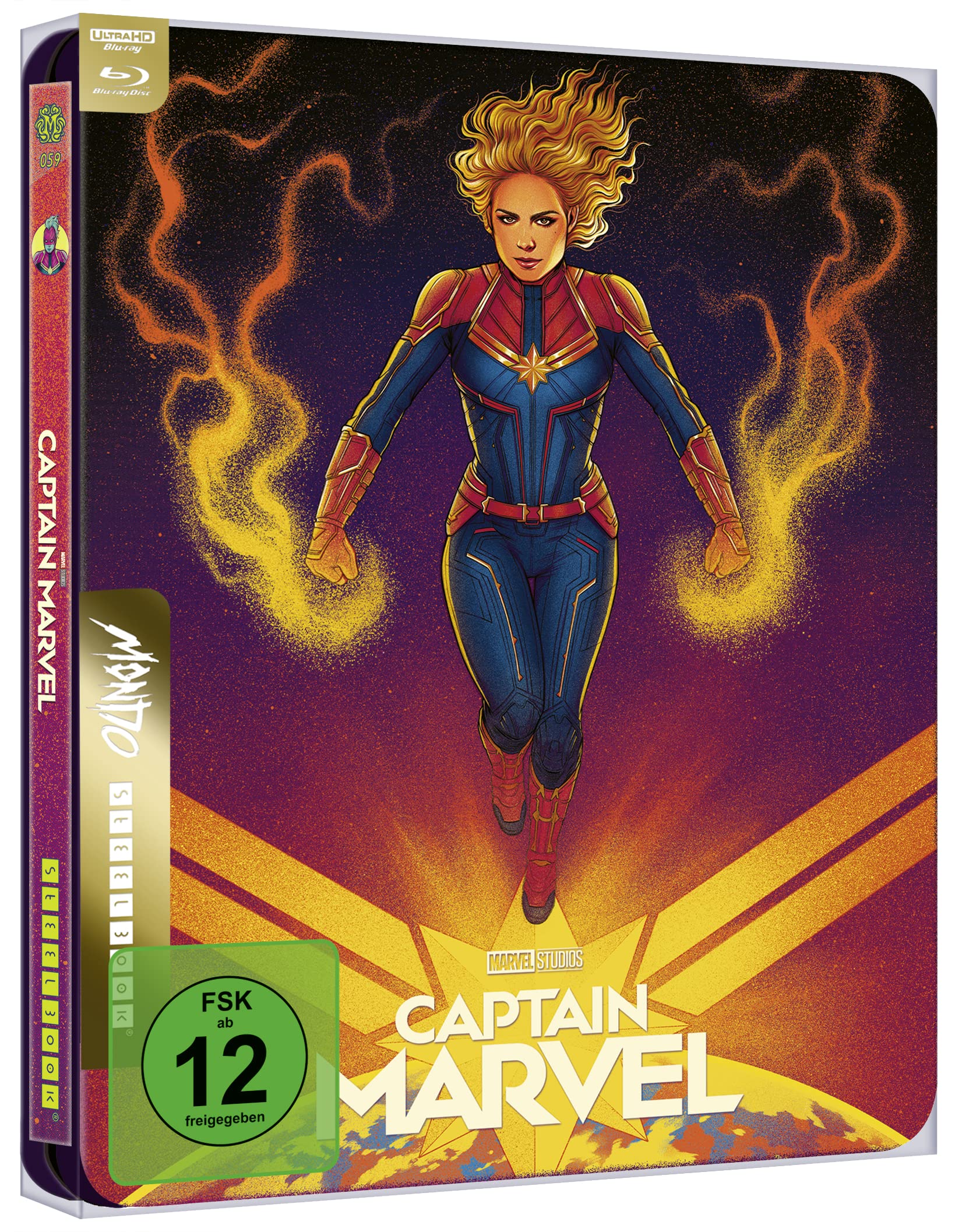 Captain Marvel - Mondo Steelbook Edition (4K Ultra HD) (+ Blu-ray) [Blu-ray]