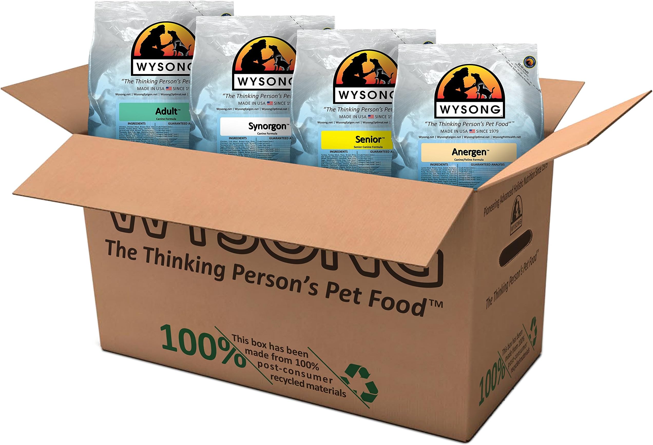 Wysong Variety Pack Dry Food, Four- 5 Pound Bags