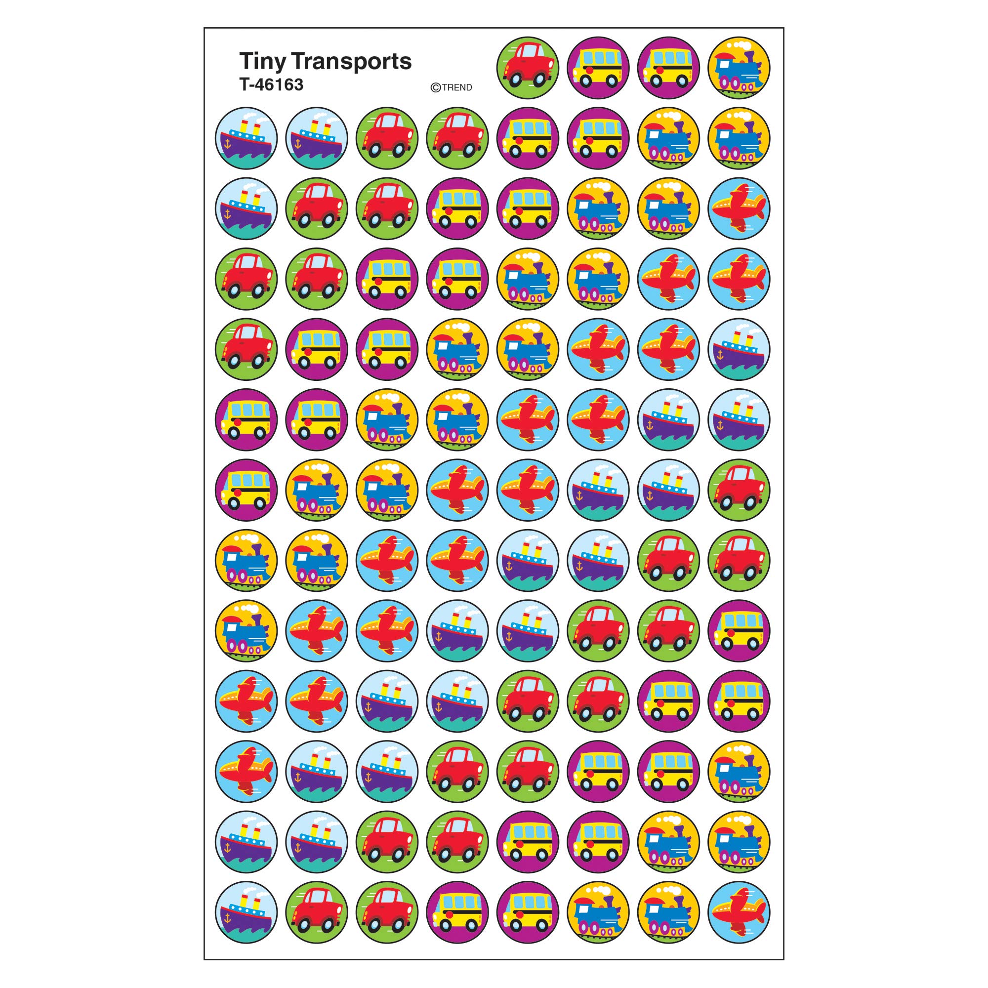 Trend Tiny Transports Superspot Merit Stickers