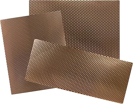Range Kleen Stove Mats/Countertop Protector Mats in Copper Set of 3