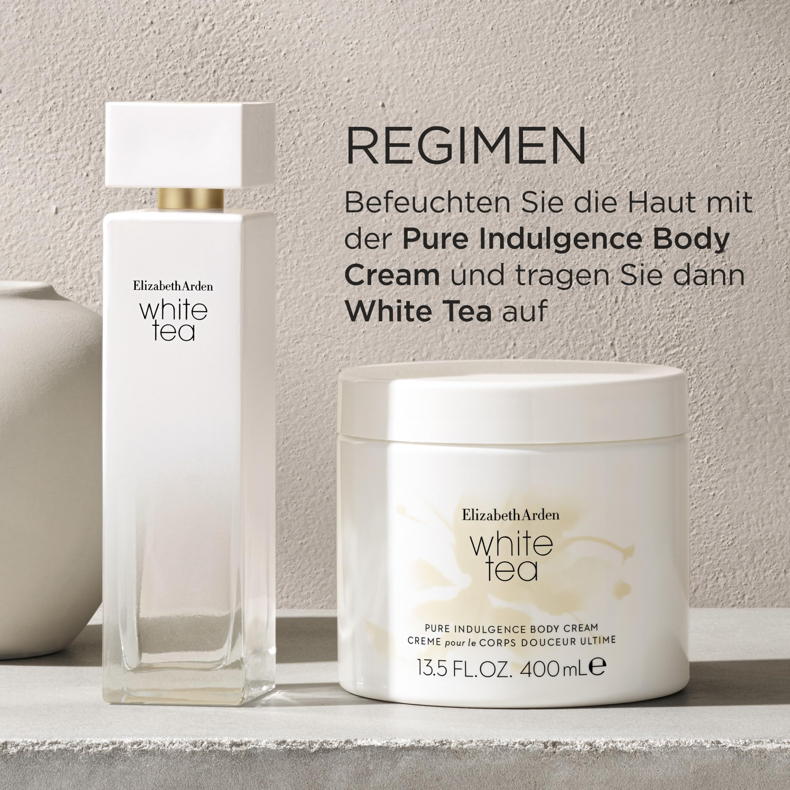 Elizabeth Arden - White Tea, Eau de Toilette Spray, Parfüm mit italienischer Mandarine, Weißer Tee-Extrakt und Madrasholz, blumig, feminin und süß, weiche Wärme, Parfüm für Damen - 100 ml