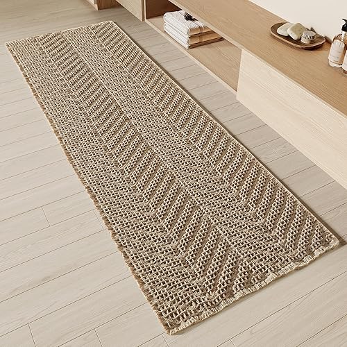 Miniatura 14 de Alfombras de Baño, Alfombra de Baño de Gofre Super Absorbente Mejorada, Alfombras de Baño Antideslizantes Lavables, Alfombras de Ducha de Secado