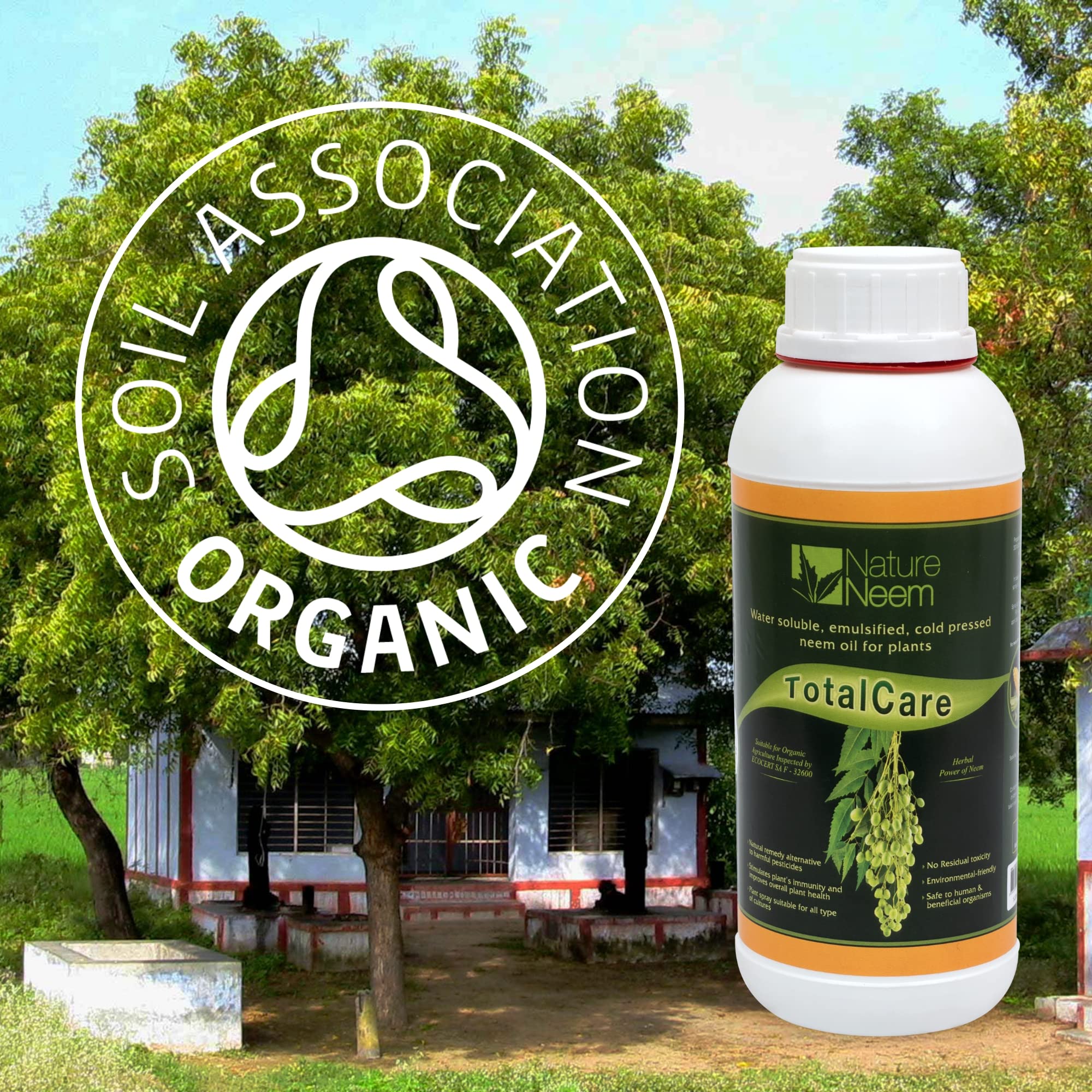 Huile de neem hydrosoluble pour plants - 500 ml