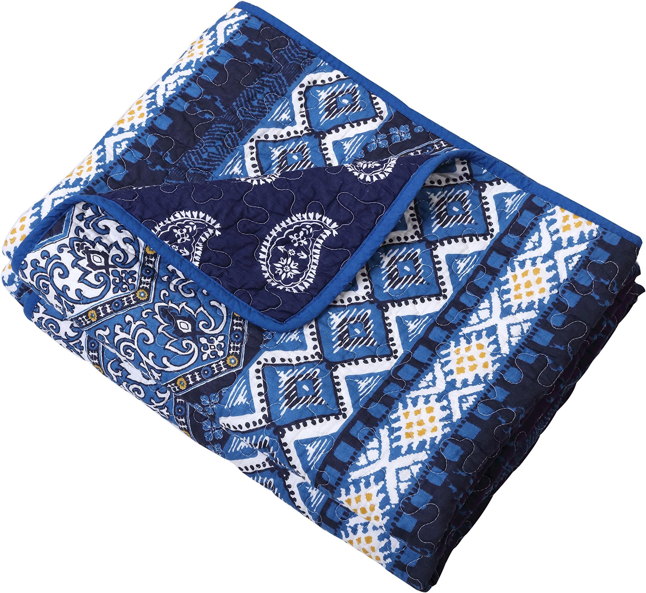 Greenland Home Fashions Harbor Sky Quilt Set, Twin