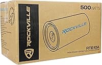 Vista 6 de Rockville RTB10A 10" 500w Powered Subwoofer Bass Tube+Bass Remote + Amp Kit
