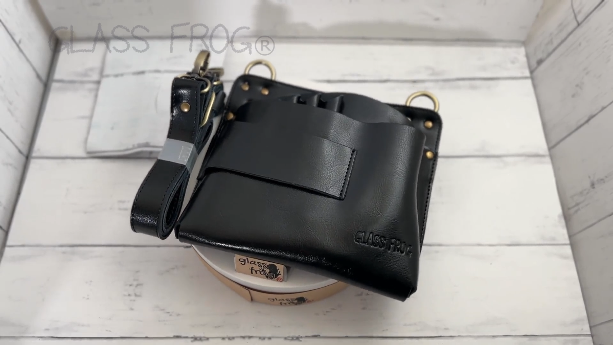 Amazon.co.jp: 【GLASS FROG】たくさんの道具が入る シザーケース 7丁