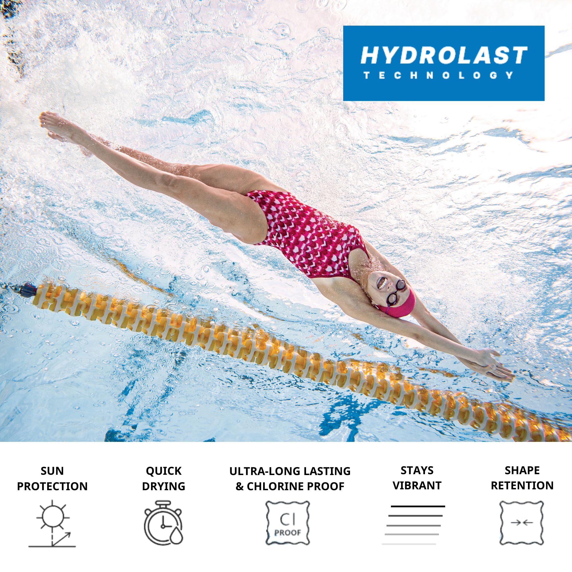Sporti HydroLast Einteiliger Badeanzug mit Schnürung