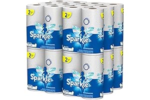 Sparkle Paper Towels, 24 Giant Rolls, Pick-A-Size, White