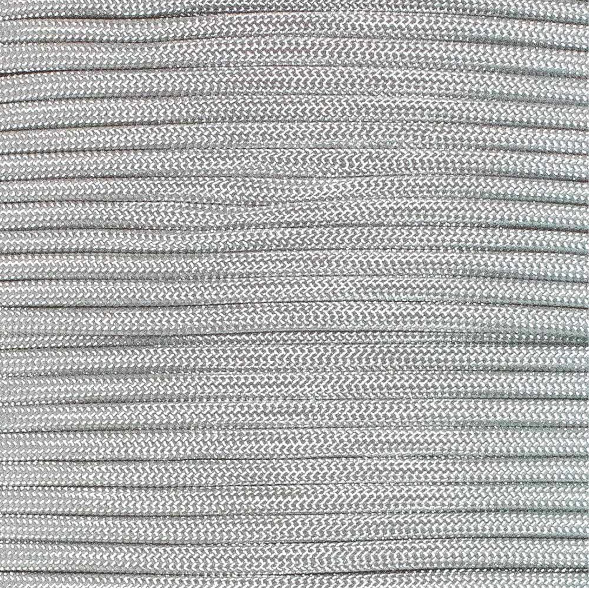 Paracord Planet Solid Color 550lb Paracord – 7 Strand Type III Nylon Cord for Indoor and Outdoor Tasks – Silver Gray (100 ft)