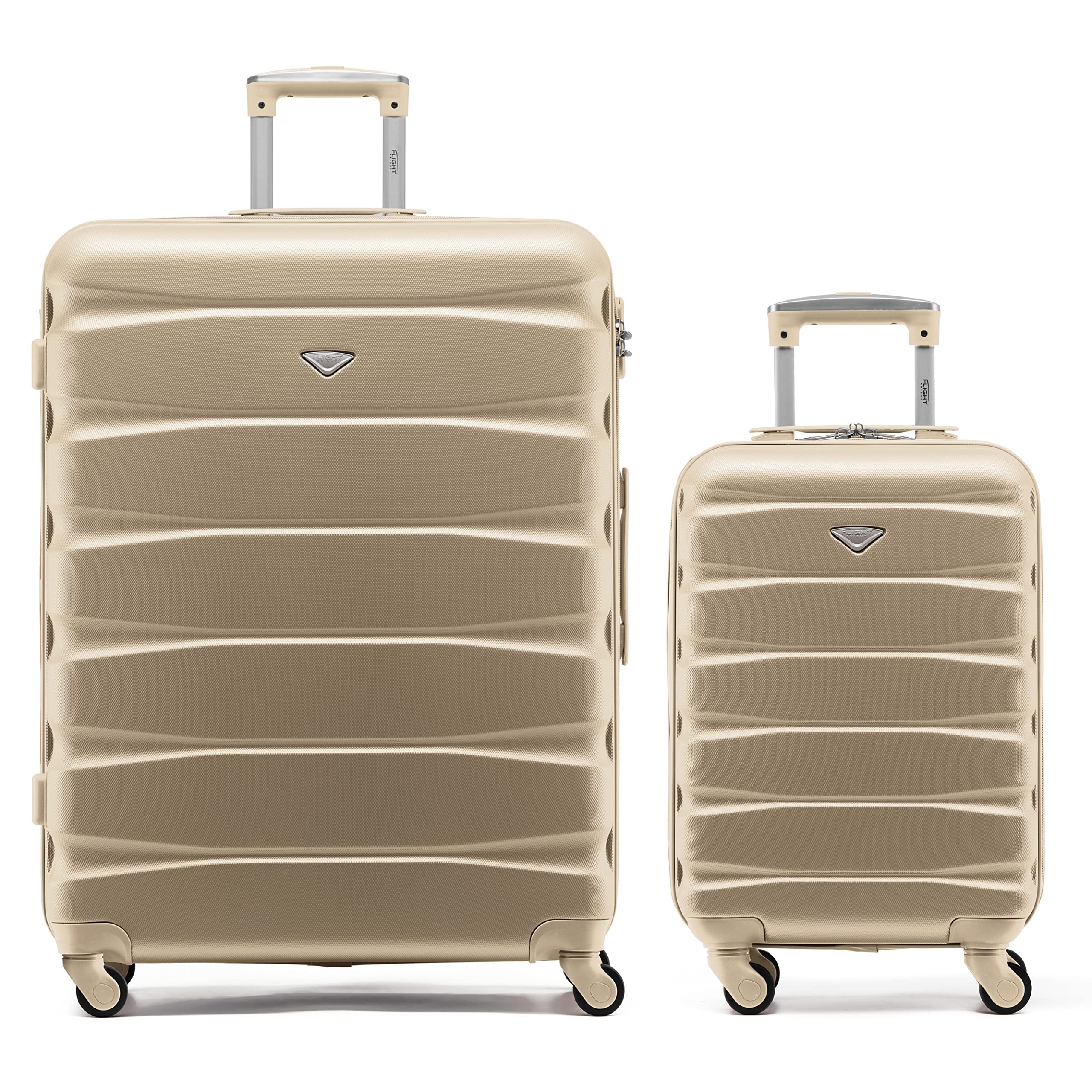 Flight Knight Underseat Cabin Suitcase 45x36x20cm | Free Hand Luggage for EasyJet & Wizz Air | Lightweight ABS Hard Shell with 8 Silent-Glide Spinner Wheels | Max Space Travel Bag — view 61