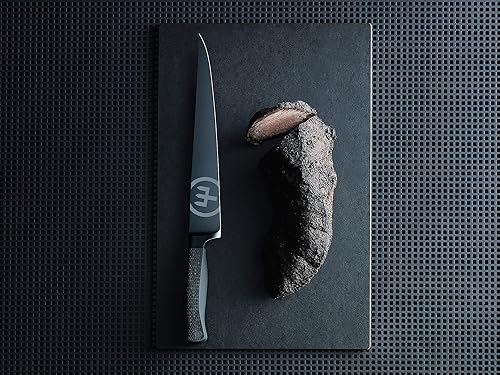 Vista 15 de Wüsthof Performer - Cuchillo Santoku de borde hueco de 7 pulgadas, color negro
