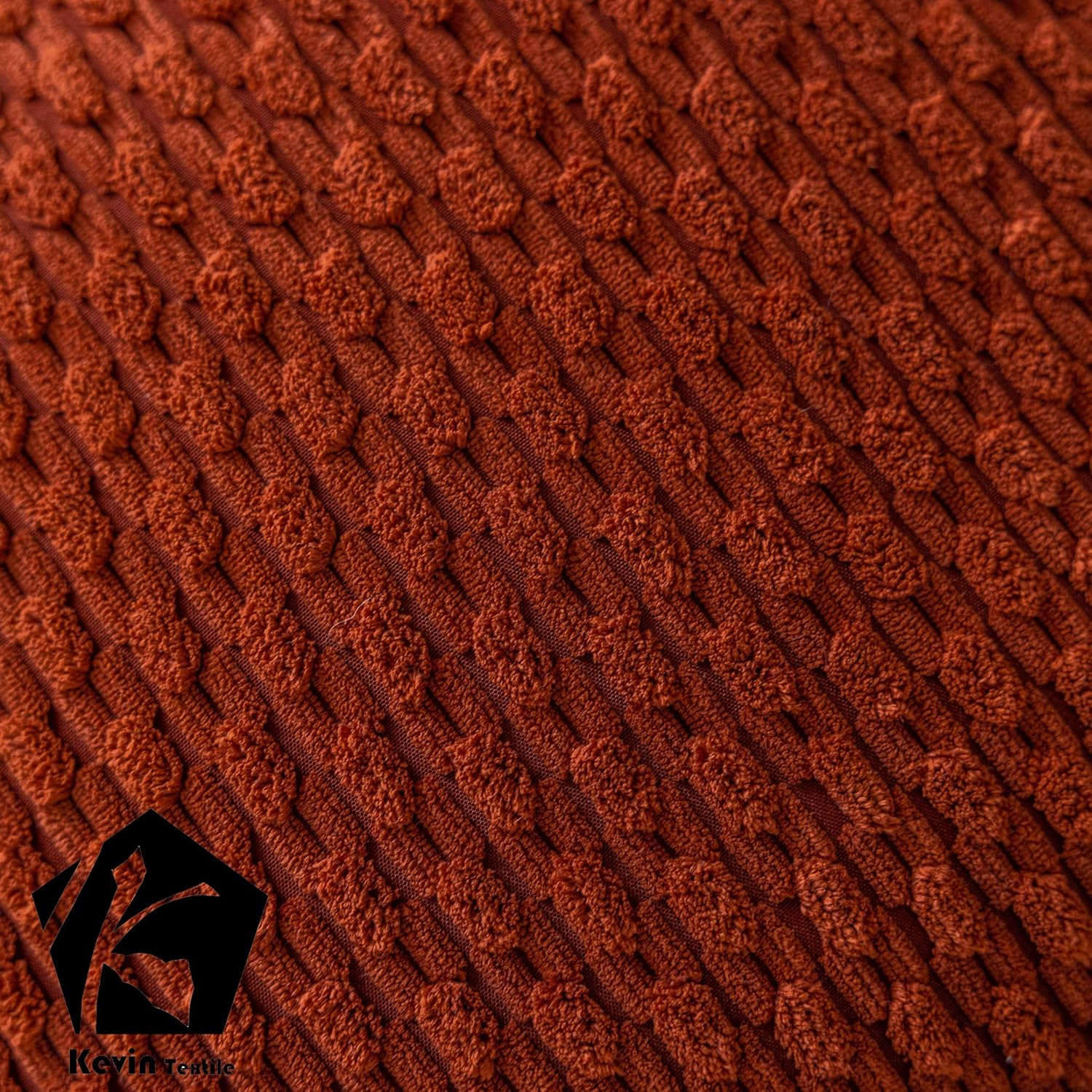 Kevin Textile Fall Soft Velvet Solid Square Decorative Cushion Cover Handmade Pillowcase with Hidden Zipper for Seasonal Autumn 2 Packs 18x18 Inch Burnt Brick - Image 4