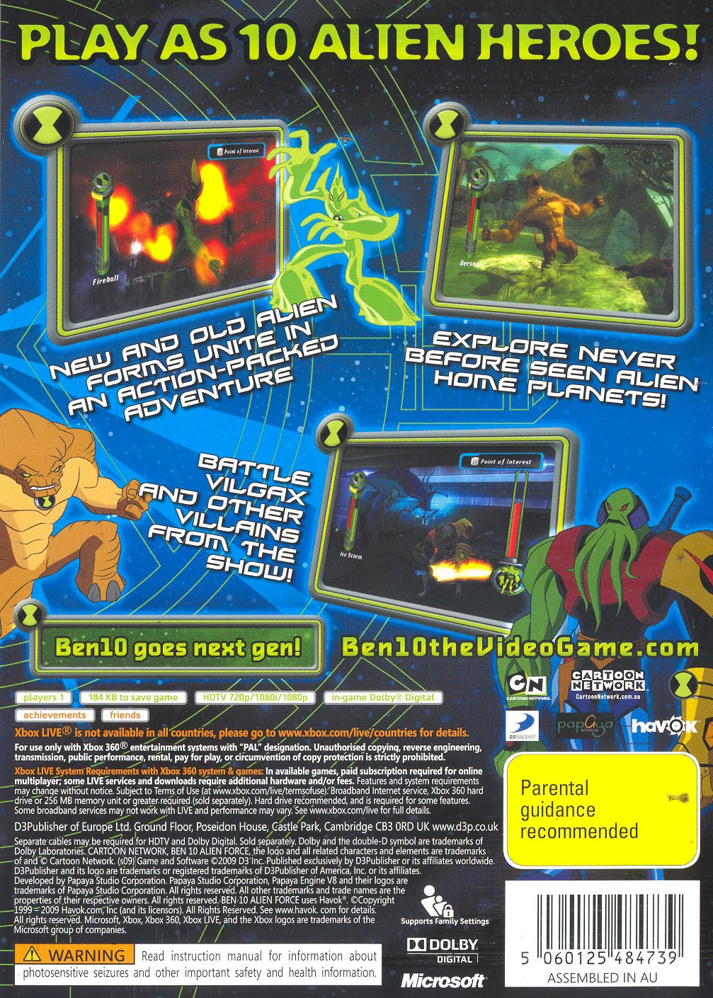 Ben 10 Alien Force: Vilgax Attacks