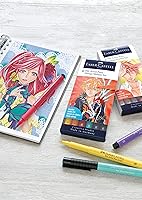 Vista 2 de Faber-Castell Pitt Artist Pen Set de 6 Manga Shôjo