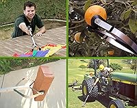 Vista 5 de ArcMate EZ Reacher - Agarrador de alcance para interiores de 32 pulgadas, capacidad de recolección de 5 libras y alcance de ventosa plegable ArcMate