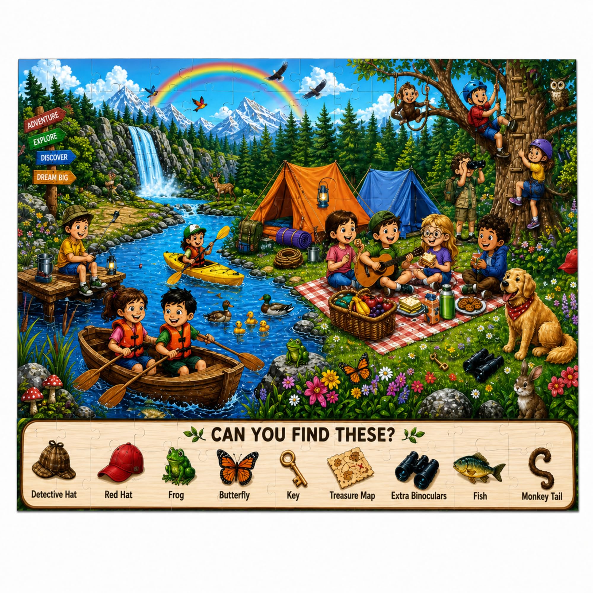 Treasure Hunt Jigsaw Puzzle for Kids 5+ Years| 60 Pieces| 43 x 30 cm-image-31
