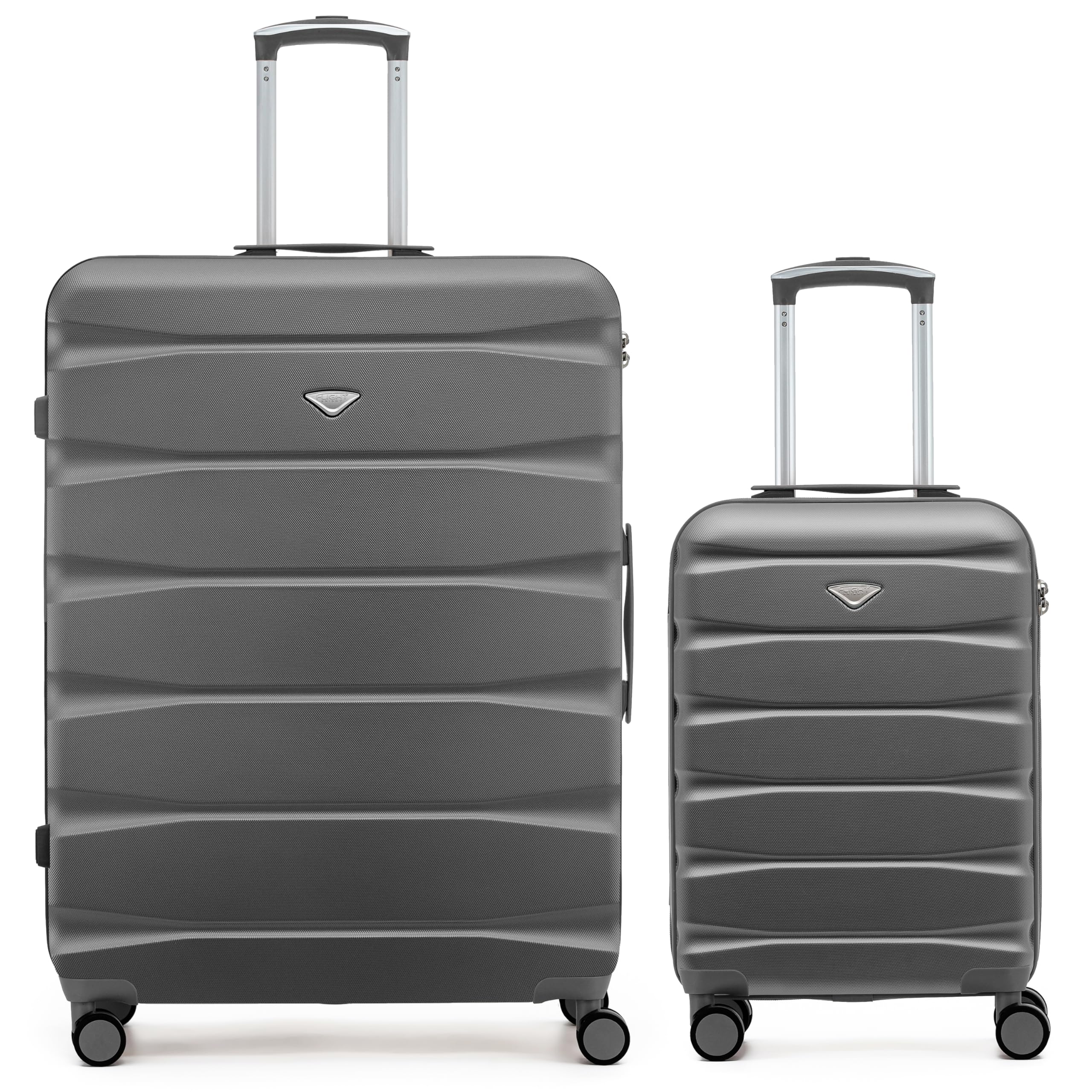 Flight Knight Underseat Cabin Suitcase 45x36x20cm | Free Hand Luggage for EasyJet & Wizz Air | Lightweight ABS Hard Shell with 8 Silent-Glide Spinner Wheels | Max Space Travel Bag — view 88