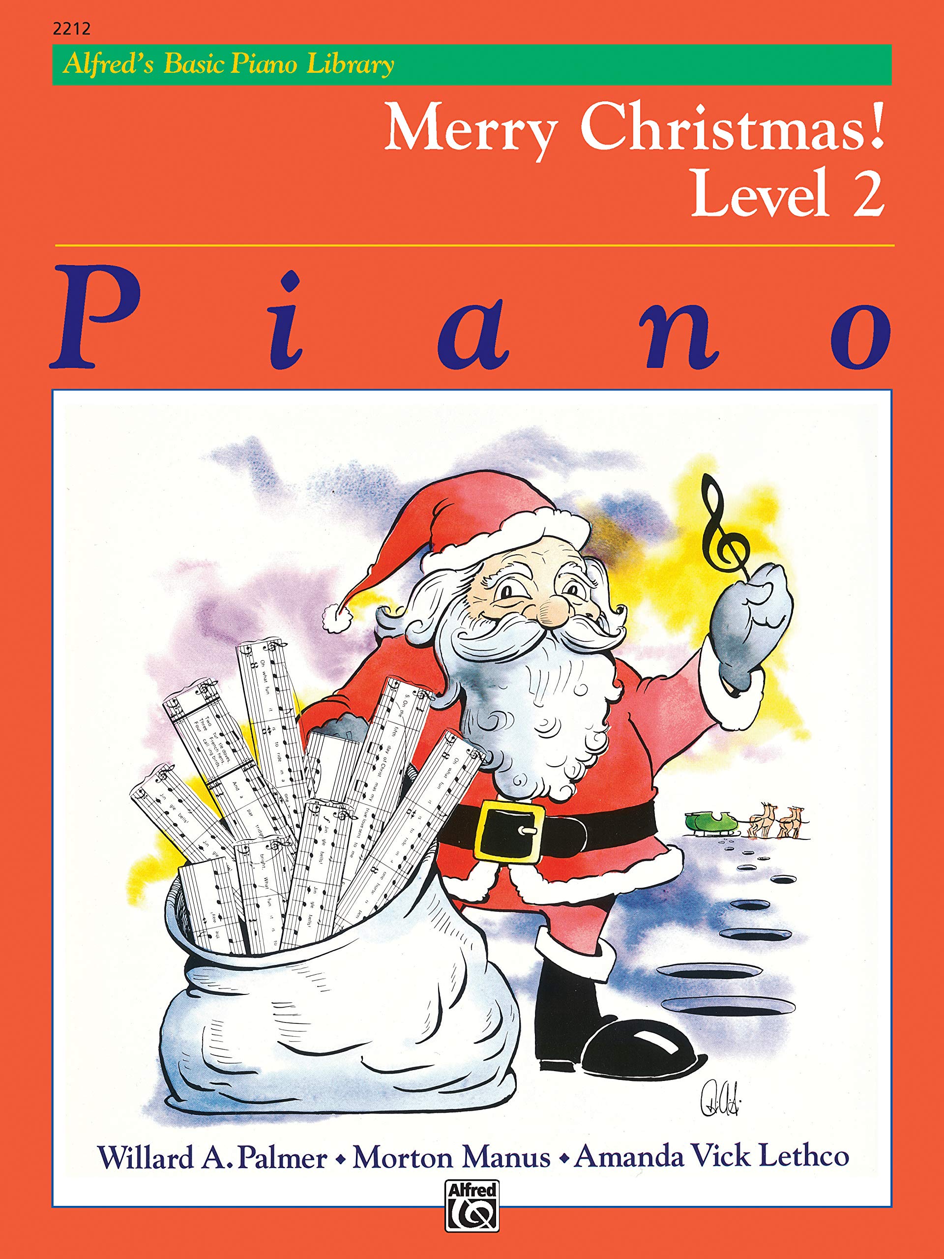Alfred's Basic Piano Library: Merry Christmas! Book 2 Piano Book By Willard A. P