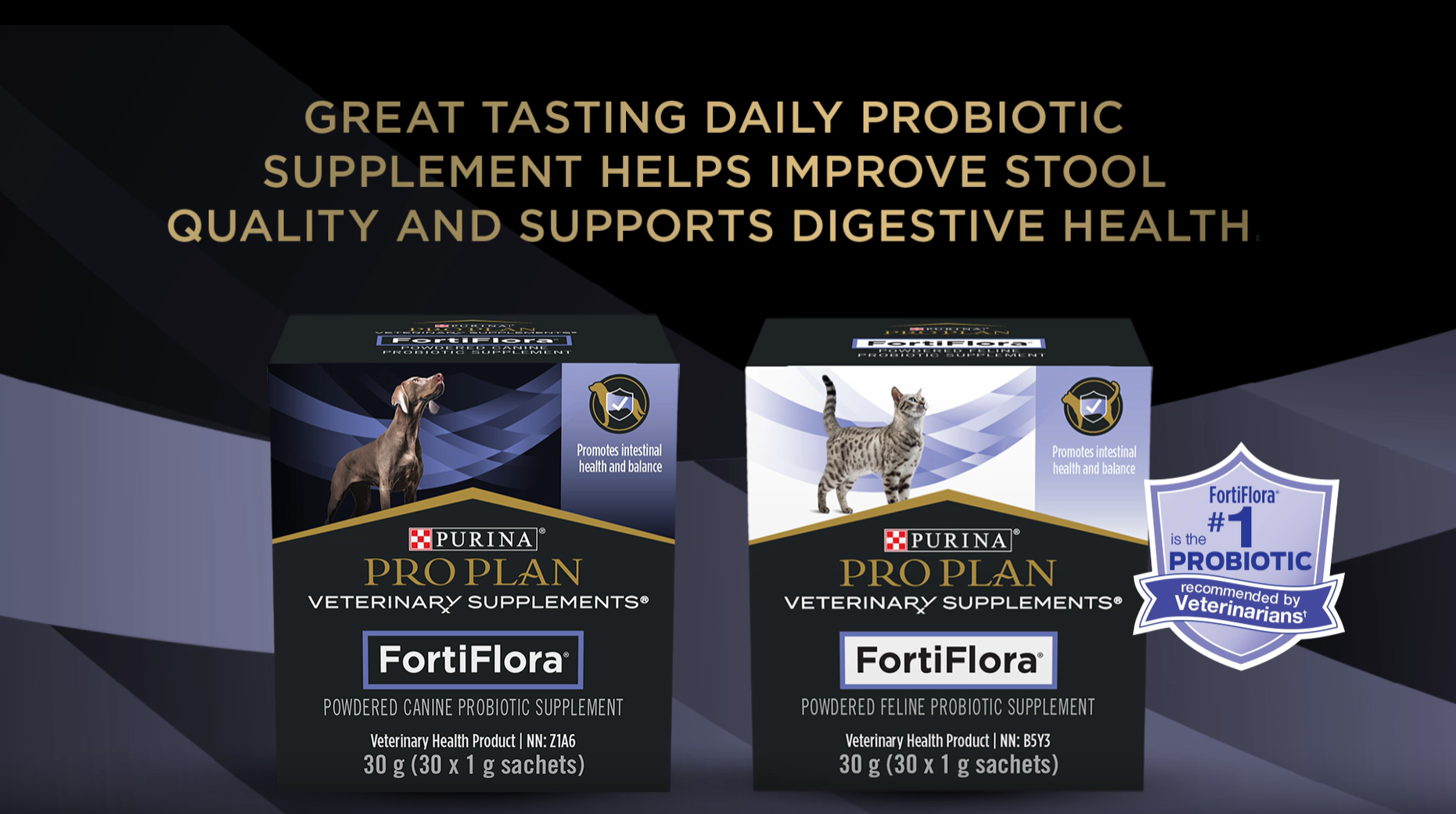 Pro Plan Veterinary Diets Fortiflora Probiotic Powder for Dogs