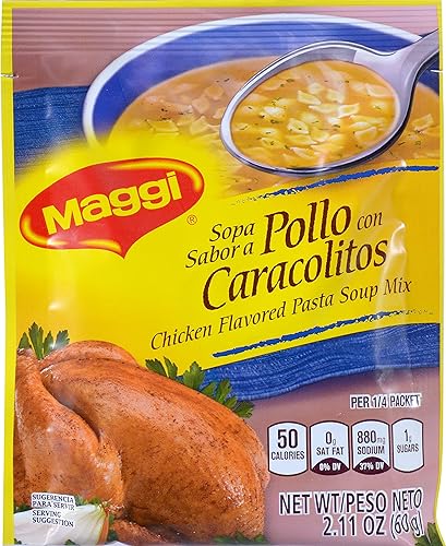 Maggi Mezcla de sopa de pasta con sabor a pollo, 2.11 oz