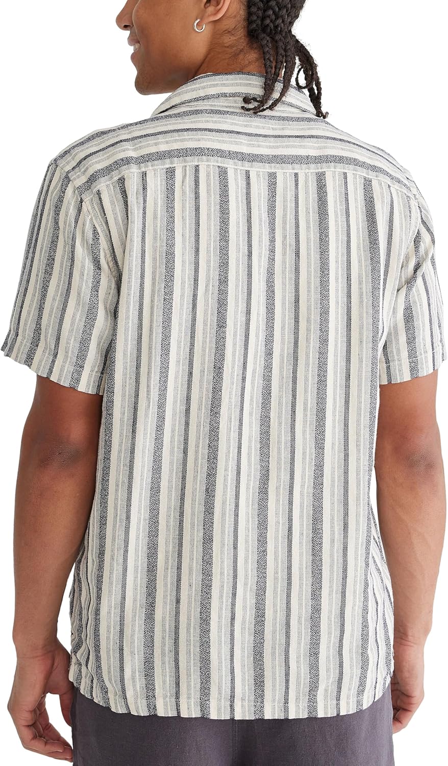Aeropostale Men's Vertical Stripe Button Up Shirt