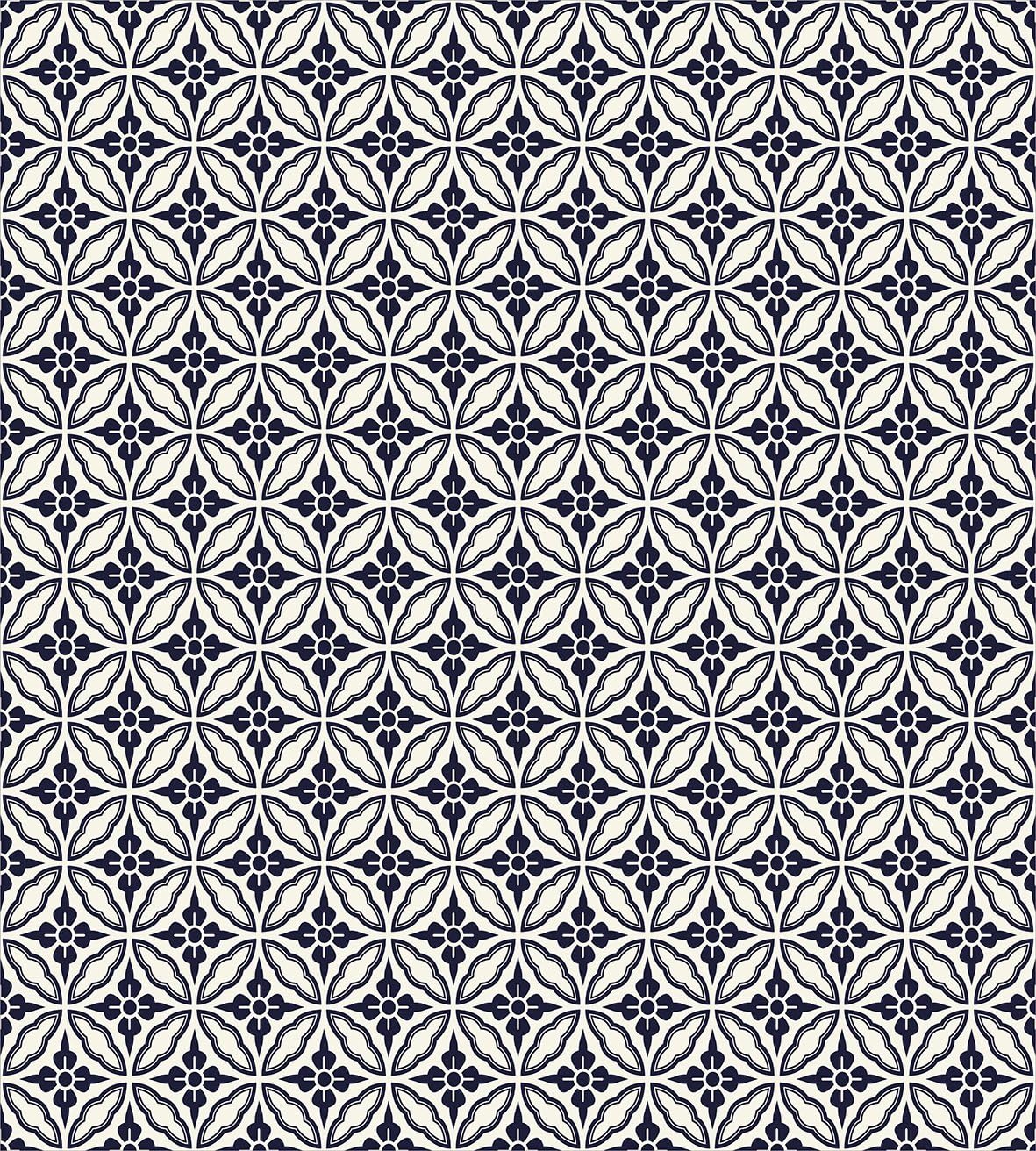 🛒 Crаzу Dеаlѕ Ambesonne Geometric Duvet Cover Set, Symmetrical Circular Pattern Floral Elements Japanese Mandala Flower Foliage, Decorative 3 Piece Bedding Set with 2 Pillow Shams, Queen Size, Blue Cream